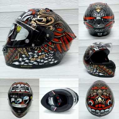 HELM NJS ZX-1R BARONG BLACK GLOSY FULL FACE NJS ZX1R XL