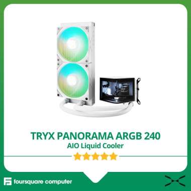 Tryx PANORAMA ARGB 240 White | AIO Liquid Cooler Water Cooling 240mm Putih
