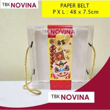 [1 LEMBAR] PAPER BELT IMLEK / PITA KERTAS KOTAK KUE CHINESE NEW YEAR BELT-42 BARONGSAI