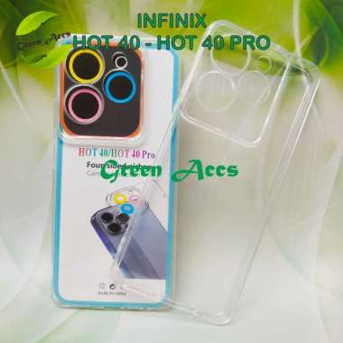 SILIKON ( INFINIX HOT 40 - HOT 40 PRO ) CASE ANTI CRACK BENING / SOFTCASE / CASING SOFT HP HANDPHONE