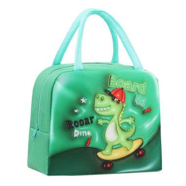 FG Tas Bekal Anak Karakter 3D Tas Penyimpanan Kotak Makan Tahan Panas Tas Bekal Makan Siang Lunch Ba