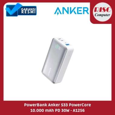 PowerBank Anker 533 PowerCore 10.000 mAh PD 30W Power Bank - A1256 White