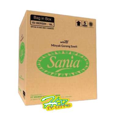 Minyak Sania 18 Liter BIB / Sania BIB / Minyak BIB / Minyak 18 Liter