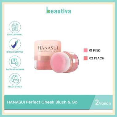 Hanasui Perfect Cheek Blush & Go Powder 01 Pink