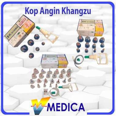 Alat Bekam Kangzhu isi 6pc, 12pc dan 24pc / Kop Angin Kangzhu Cup Komplit ISI 24,BUBBLE