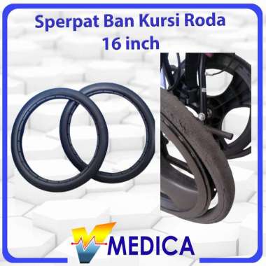 Sparepart Ban Mati Kursi Roda - 1 Pcs (satuan) 16 MINI+VELG