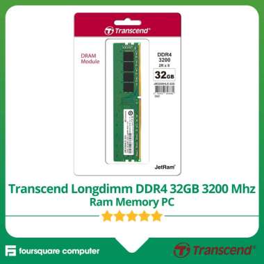 Transcend Longdimm DDR4 32GB PC 3200 Mhz Ram Memory PC