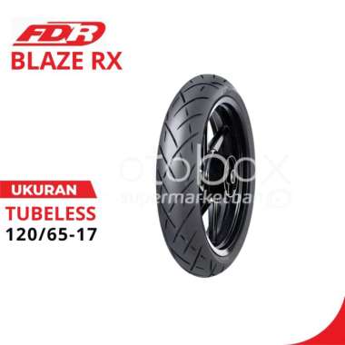 BAN MOTOR FDR BLAZE RX UKURAN 120/65 140/60 RING 17 TUBELESS 120/65-17