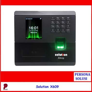 Solution X609 - Mesin Absensi Fingerprint - Wajah - ADMS - Garansi 1 Tahun