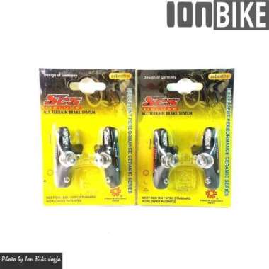Karet Rem Sepeda Balap SCS Ubrake Shoe U Brake Pad Alloy Catridge