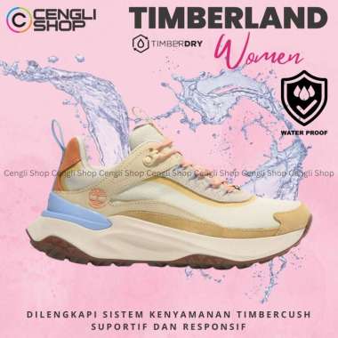 SEPATU TIMBERLAND SNEAKER WANITA ORIGINAL SNEAKERS KETS KULIT ASLI ORI WATERPROOF TERBARU TW03