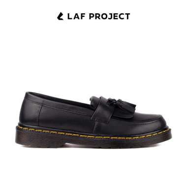 Sepatu Pria Loafers Slip on Casual Formal Kerja Kantor Hitam Kulit Sintetis Oscar V2 LAF Project 41
