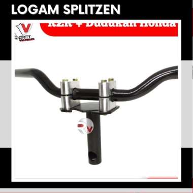 Paket stang RZR Plus Dudukan Stang Racing Road Race Universal Motor Honda Yamaha Suzuki Satu Set Hon