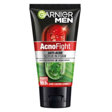 ALL GARNIER MEN/GARNIER FACIAL WASH 100ML ACNO FIGHT FOAM