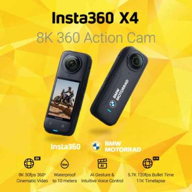Insta360 X4 Action Cam BMW MOTORRAD EDITION