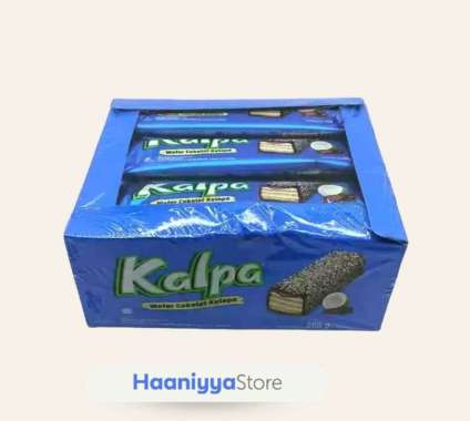 Jual snack & Cemilan by Haaniyya - KALPA 1 Box isi 12 Pcs x 24 gr Beng Beng Kelapa Jajanan Wafer Cok