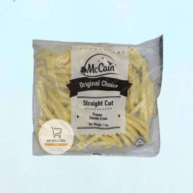 Mc Cain Kentang Goreng Original Choice 1kg French Fries Frozen Straight Cut Crinkle Shoestring, Ukur