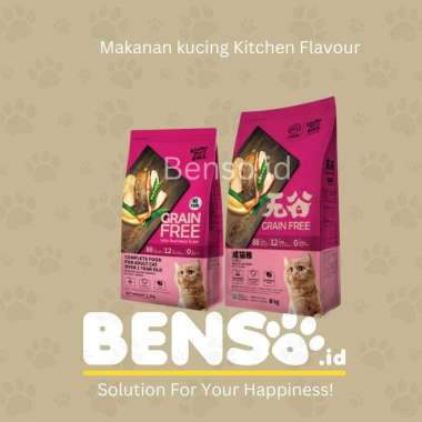 Makanan Kucing - Kitchen Flavour Grain Free Cat Adult Repack 500gr