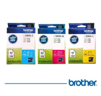 Brother Ink Cartridge LC-535XL C/M/Y for DCP-J100, J105 & MFC-J200 Magenta