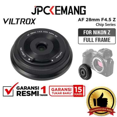 JPC KEMANG Viltrox AF 28mm f4.5 for Nikon Z FullFrame Lens Viltrox AF 28 mm f/4.5 GARANSI RESMI