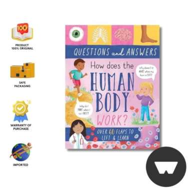 North Parade Publishing - Large Question-And-Answer Flap Book - Human Body