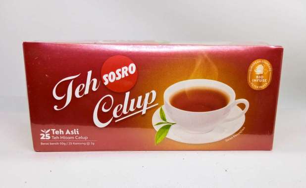 Teh Celup Sosro isi 25kantong / Teh Celup