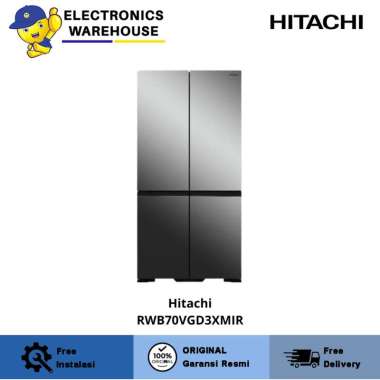 Kulkas Hitachi RWB70VGD3XMIR 645 Liter Inverter RWB70VGD3XMIR