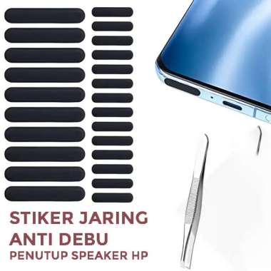 ICLOTH Stiker Jaring Anti Debu Penutup Lubang Speaker HP - IC01 Hitam