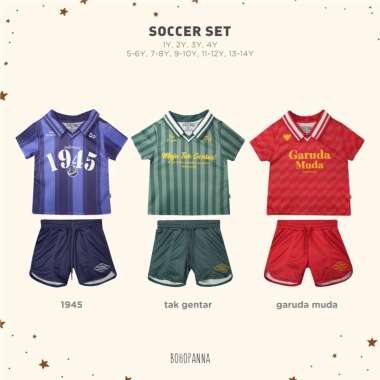 BOHOPANNA - SOCCER SET - SETELAN OLAHRAGA ANAK 9-10Y TAK GENTAR