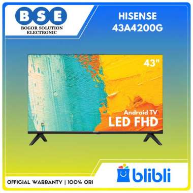 Smart TV Android 43 Inch Hisense 43A4200G 43 Digital TV Smart 43"