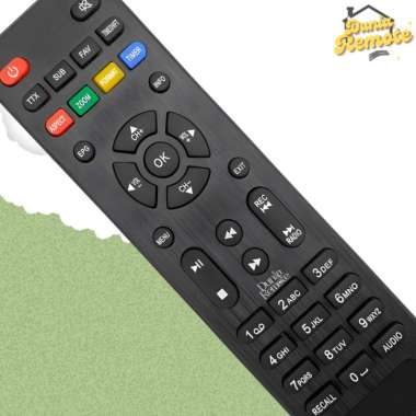 Langsung Connect!!! Remot Remote Set Top Box Tanaka Stb Dvb-T2 Tanaka Bodi besi bentuk lama tanpa se