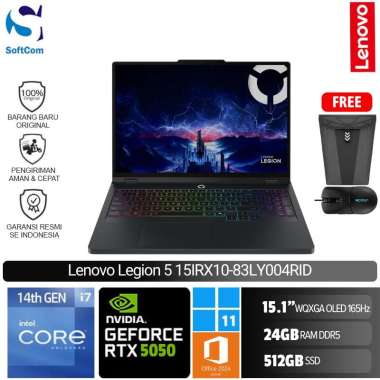 LENOVO Legion 5 4RID i7 14700HX/24GB/512GB SSD/GeForce RTX 5050 8GB/15.1" WQXGA/W11