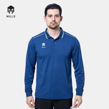 MILLS POLO SHIRT ENVER 3.0 POLO SHIRT LONG SLEEVE 00800228 NAVY L