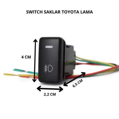 Switch OEM Saklar tombol Foglamp Toyota Lama