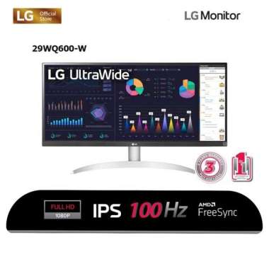 LG UltraWide 29WQ600-W 29" WFHD IPS Monitor AMD FreeSync HDR10 sRGB 99%