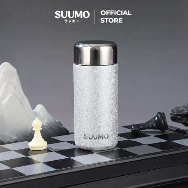 Suumo Tumbler Premium Mini Pure Copper Liner Thermos Cup Gradien Titanium Coated 260ml Silver