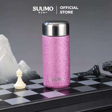 Suumo Tumbler Premium Mini Pure Copper Liner Thermos Cup Gradien Titanium Coated 260ml Purple