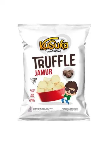 Kusuka Jamur Truffle Keripik Singkong [160g]