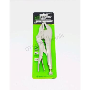 TEKIRO LOCKING GRIP PLIER STRAIGHT 7 INCI - TANG BUAYA LURUS TEKIRO 7"