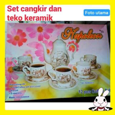 Cangkir/Gelas/Beling+Piring Tatakan Set, Napoleon.