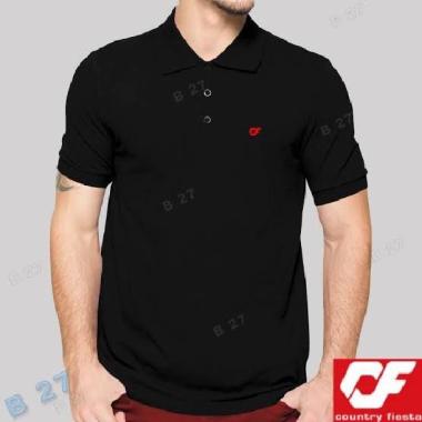Country Fiesta Men's Polo Shirt Original Hitam XL