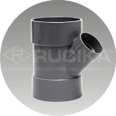 Y BRANCH AW 6 x 4 inch RUCIKA PVC TY 45 derajat Y 45°