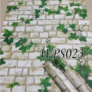 Wallpaper Motif Bata Daun