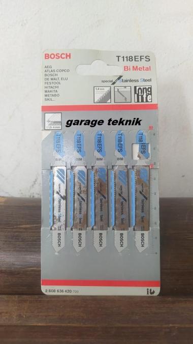 mata jigsaw gergaji besi stainless steel BOSCH T118EFS