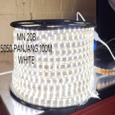 Lampu Led Strip Selang Smd 5050 220V 100M 100 Meter Lampu Led Strip P Putih