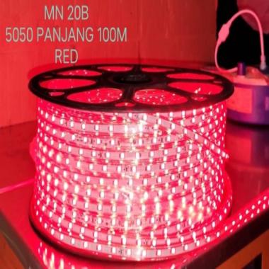 Lampu Led Strip Selang Smd 5050 220V 100M 100 Meter Lampu Led Strip P Merah