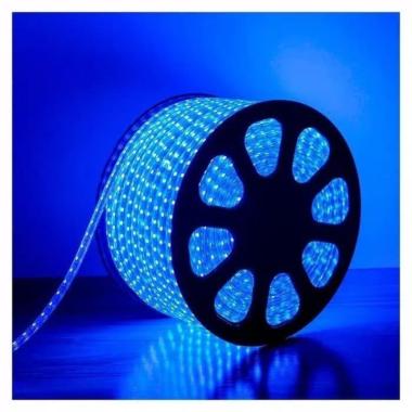 Lampu Led Strip Selang Smd 5050 220V 100M 100 Meter Lampu Led Strip P BIRU SUPER