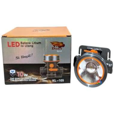 Senter Kepala Dony KL-105 Si Unyil (10W) [Cahaya Putih/Kuning] Kuning