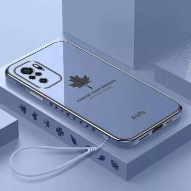 Promo Case Redmi Note 10 / Redmi Note 10S / Redmi Note 10 5G Softcase Mapel Plating Pelindung Back C
