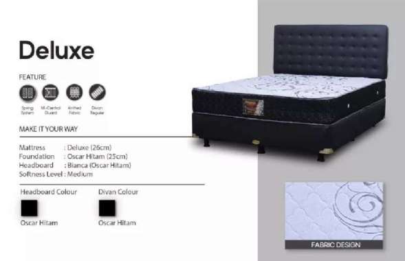 Kasur Central Springbed Deluxe 120x200 + KASUR SAJA